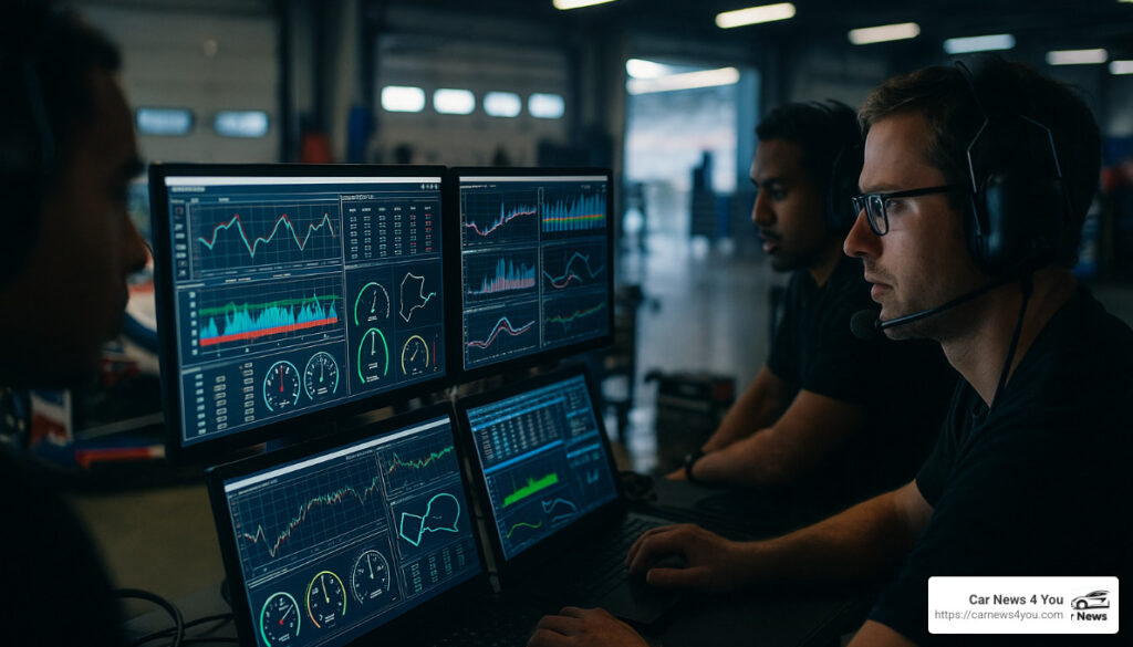 Race car telemetry systems