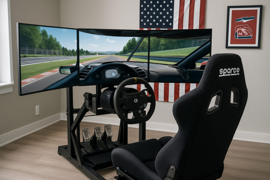 Racing simulator training